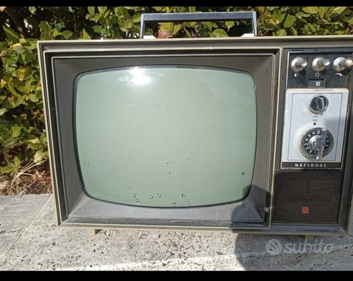 Televisione antica a tubo - tv,