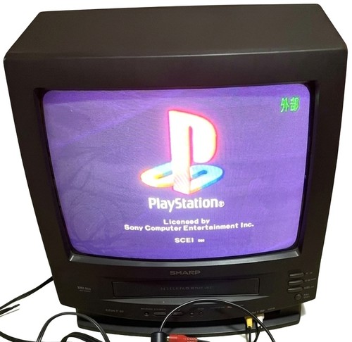 Sharp 14m40 crt tv vhs - sharp,
