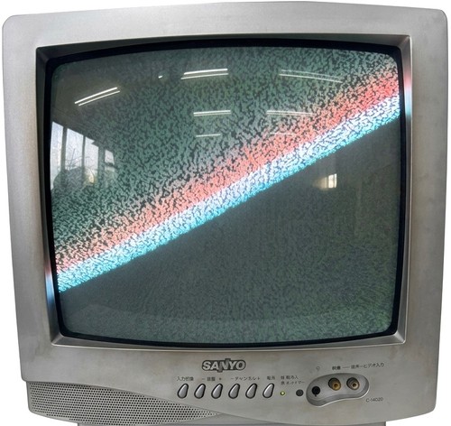 Sanyo crt argento vintage - crt, tv